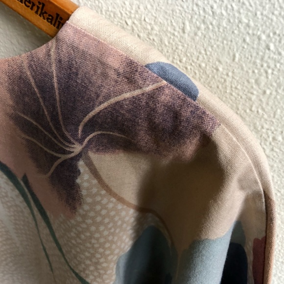 Vintage cotton cropped floral top - Picture 3 of 11